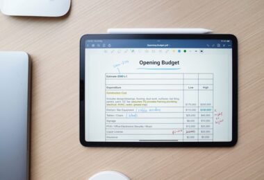 a tablet with a screen